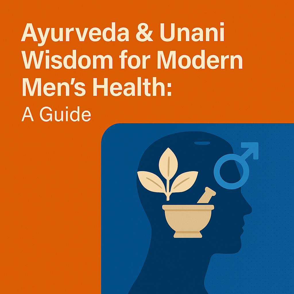 📜 Ayurveda & Unani Wisdom for Modern Men’s Health: A Guide